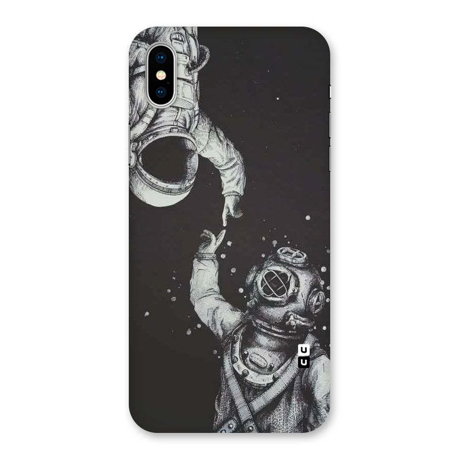 Space Meeting Back Case for iPhone X