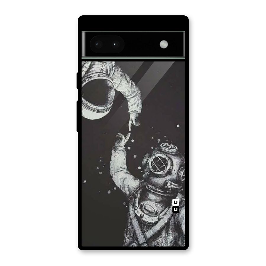 Space Meeting Glass Back Case for Google Pixel 6a