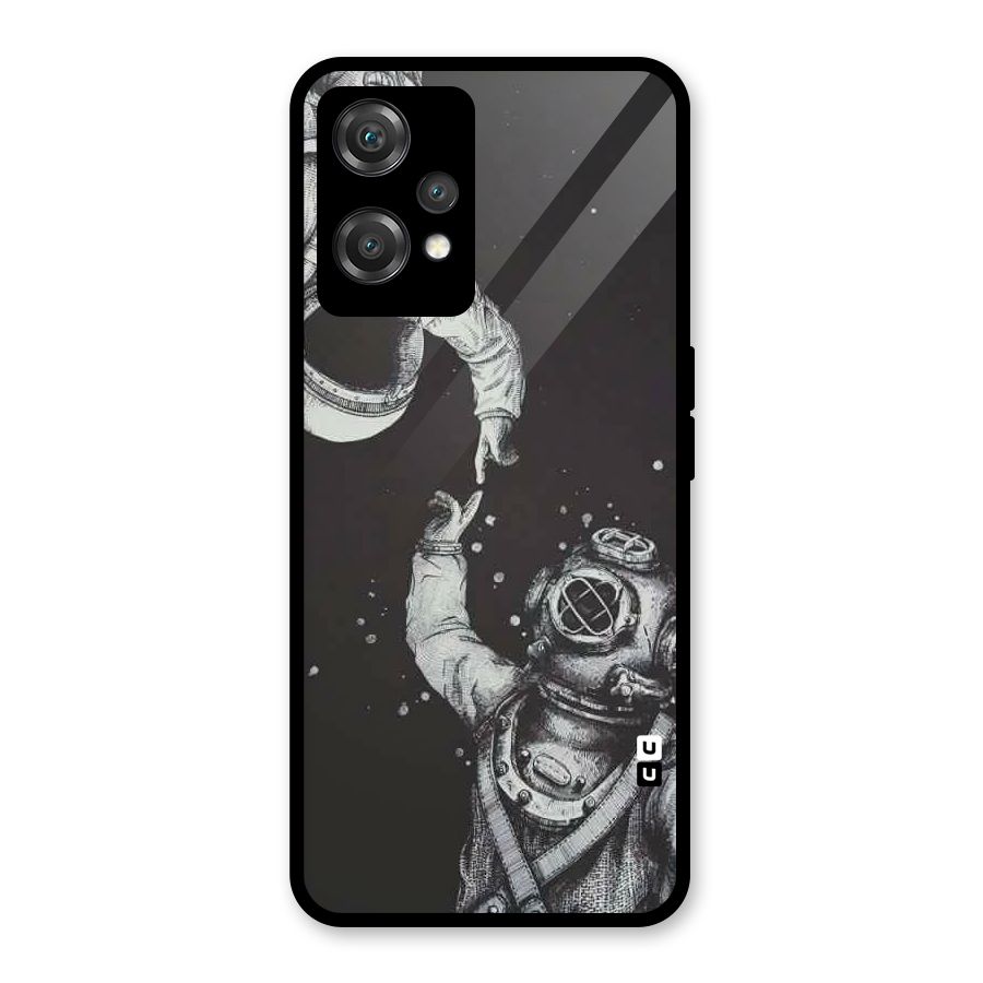 Space Meeting Glass Back Case for OnePlus Nord CE 2 Lite 5G