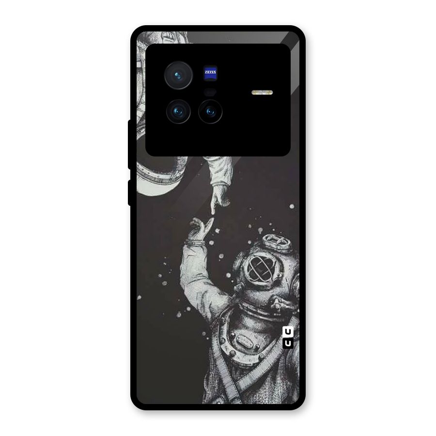 Space Meeting Glass Back Case for Vivo X80