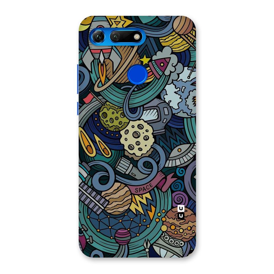 Space Pattern Blue Back Case for Honor View 20