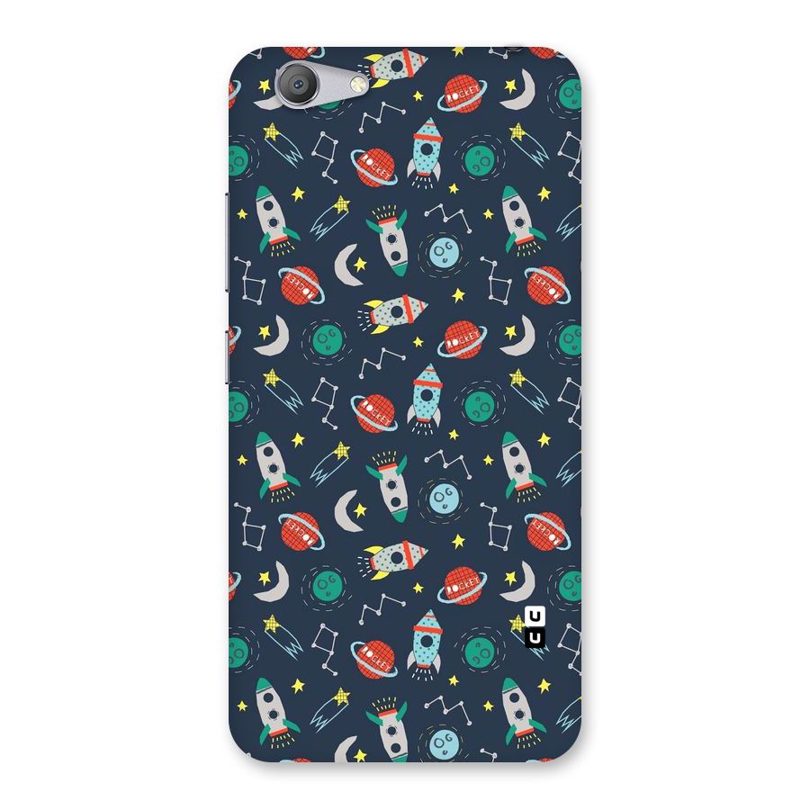 Space Rocket Pattern Back Case for Vivo Y53