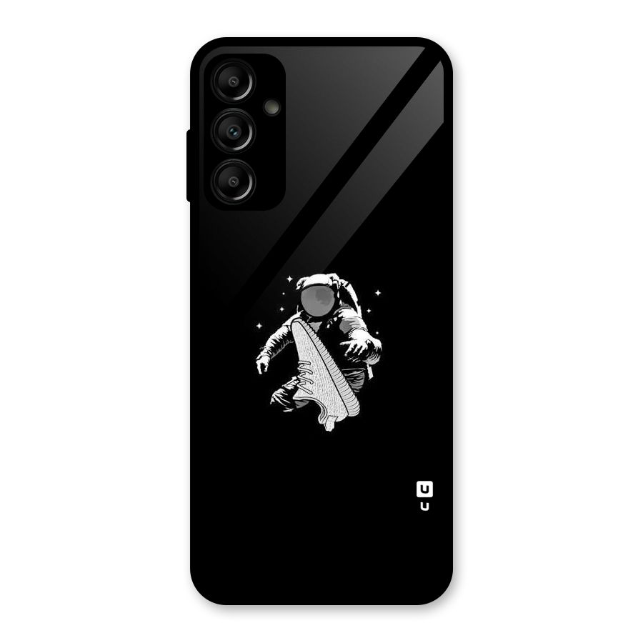 Space Shoe Glass Back Case for Galaxy A14 5G