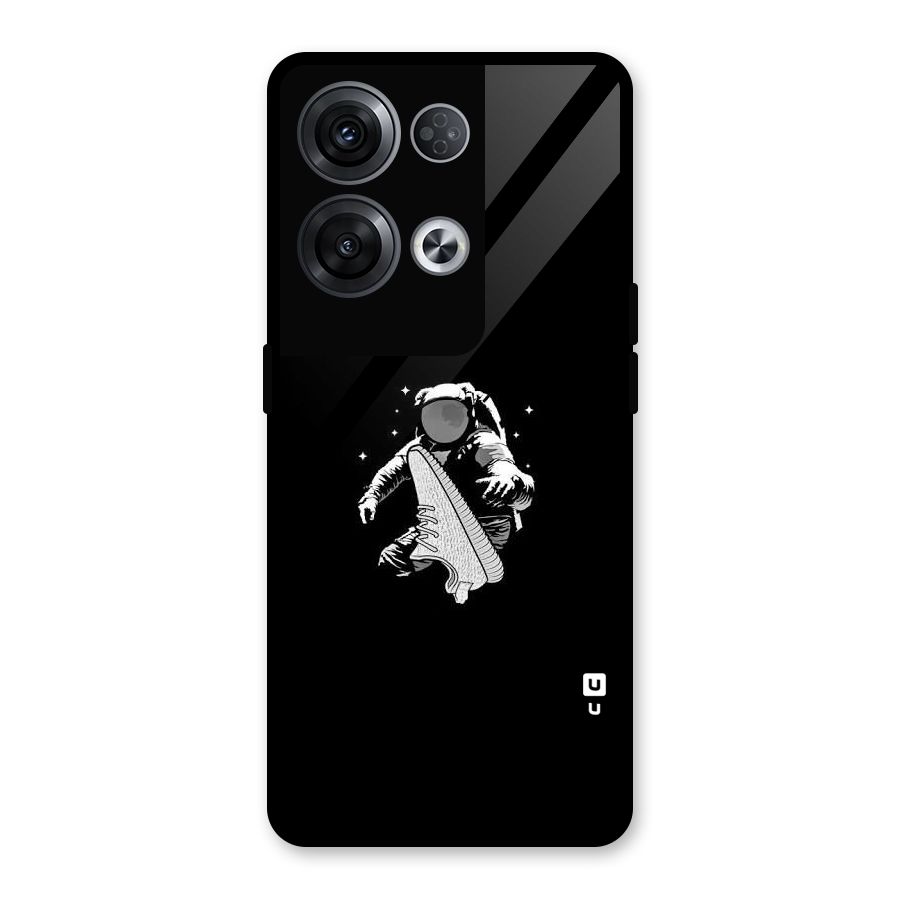 Space Shoe Glass Back Case for Oppo Reno8 Pro 5G