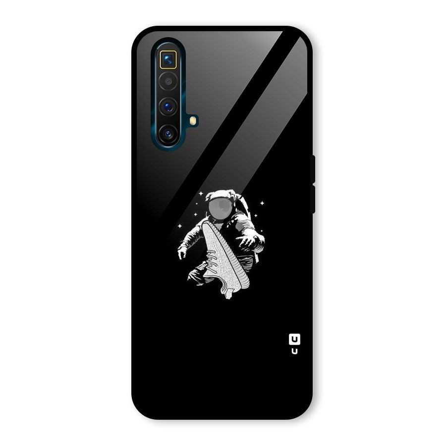 Space Shoe Glass Back Case for Realme X3