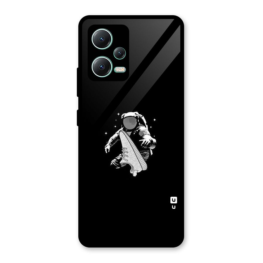 Space Shoe Glass Back Case for Redmi Note 12 5G