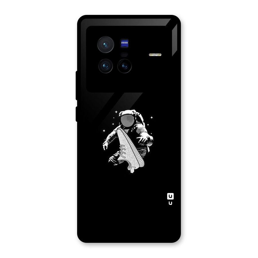 Space Shoe Glass Back Case for Vivo X80