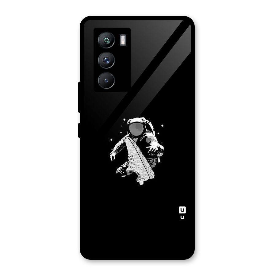 Space Shoe Glass Back Case for Vivo iQOO 9 SE