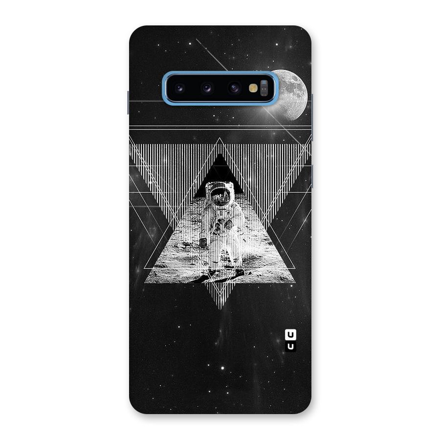 Space Triangle Abstract Back Case for Galaxy S10 Plus
