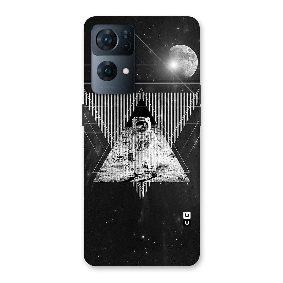 Space Triangle Abstract Back Case for Oppo Reno7 Pro 5G