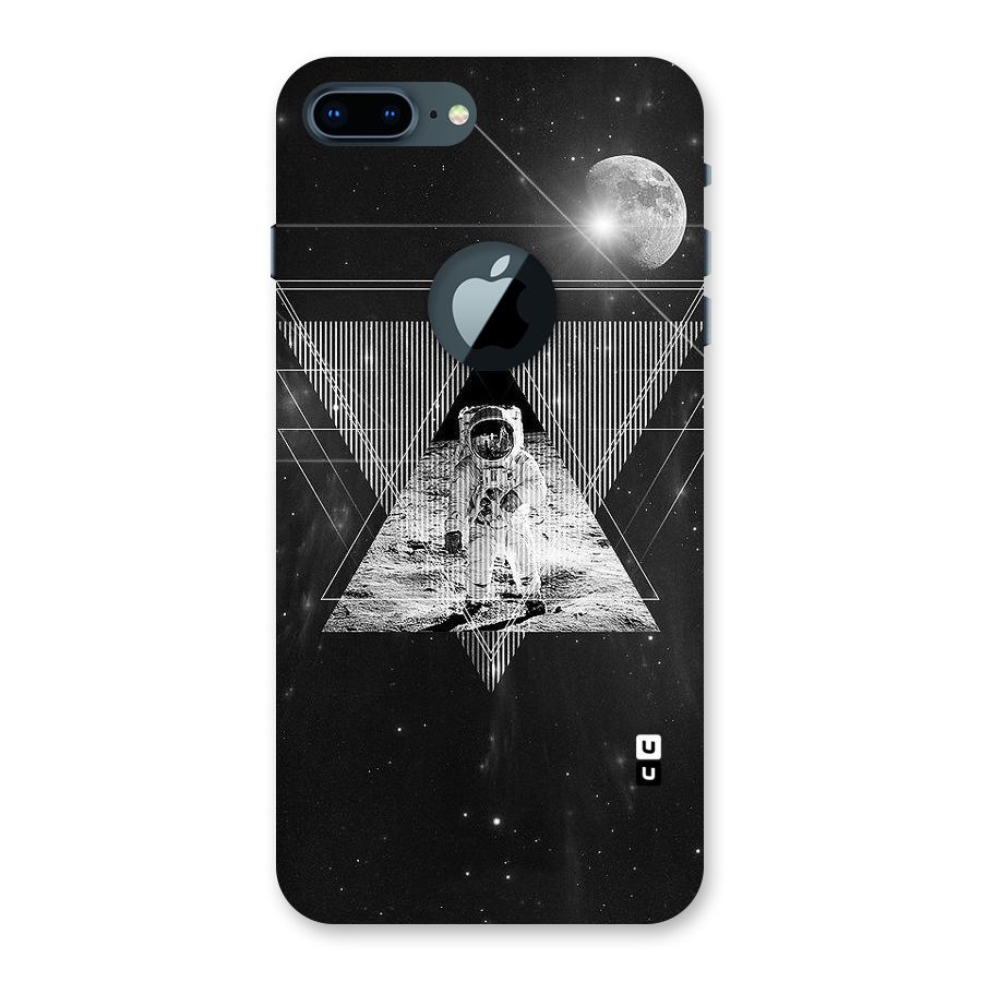 Space Triangle Abstract Back Case for iPhone 7 Plus Logo Cut