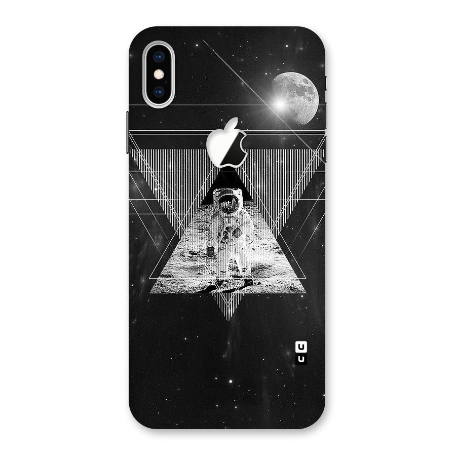 Space Triangle Abstract Back Case for iPhone XS Max Apple Cut