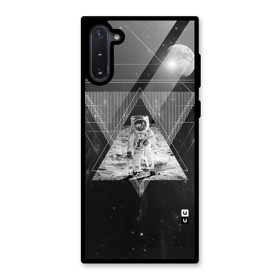 Space Triangle Abstract Glass Back Case for Galaxy Note 10