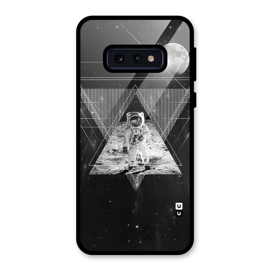 Space Triangle Abstract Glass Back Case for Galaxy S10e
