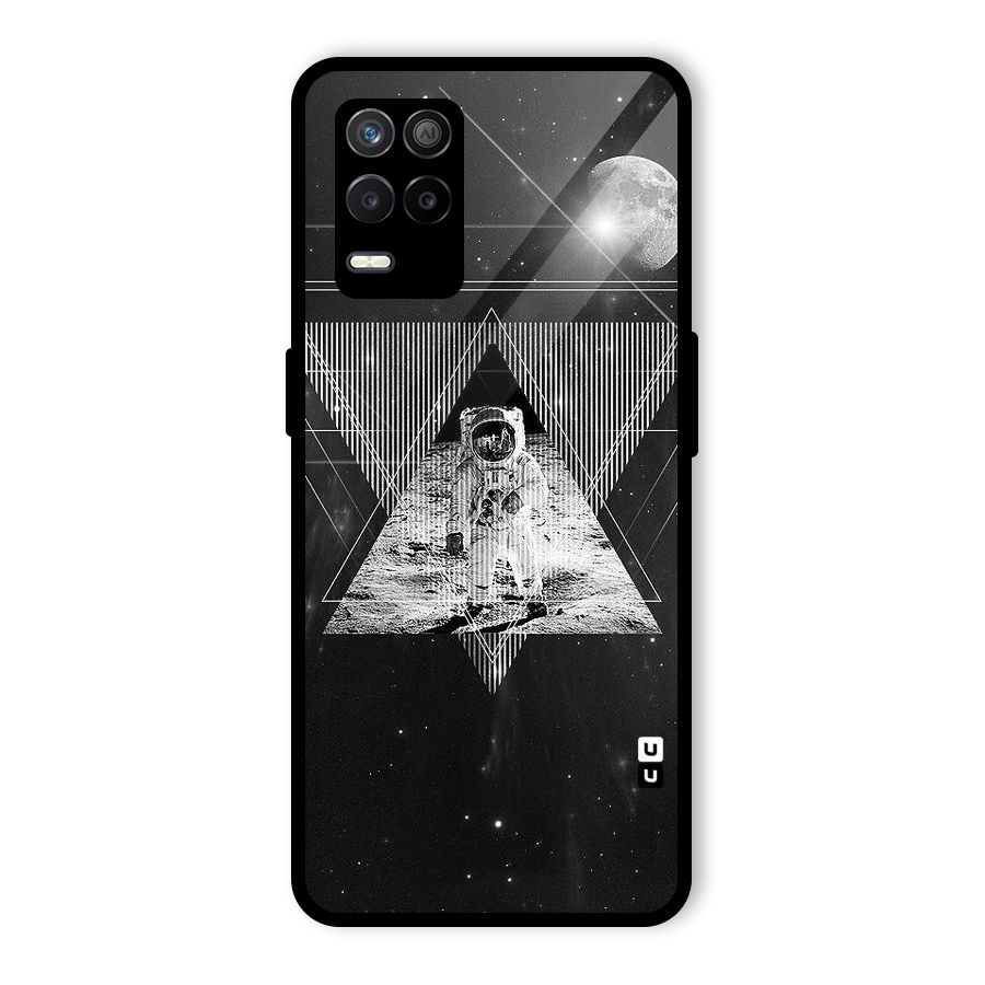 Space Triangle Abstract Glass Back Case for Realme 9 5G