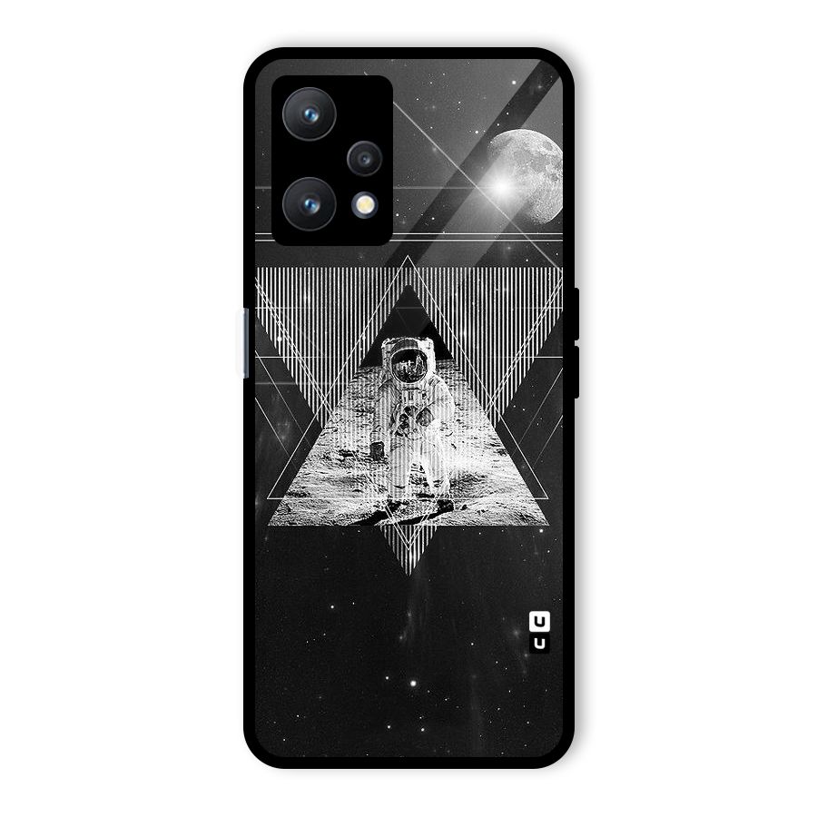 Space Triangle Abstract Glass Back Case for Realme 9 Pro 5G
