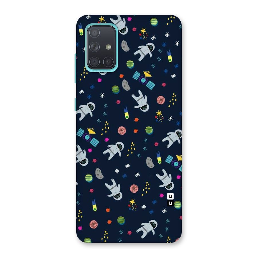Spaceman Dance Back Case for Galaxy A71