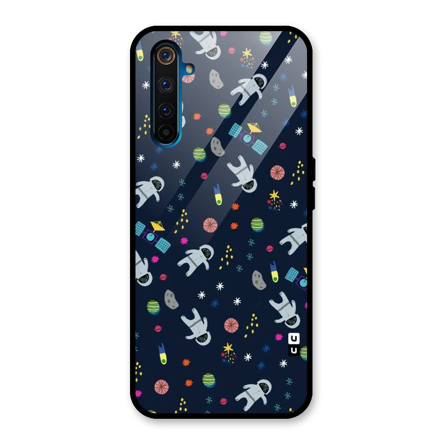 Spaceman Dance Glass Back Case for Realme 6 Pro