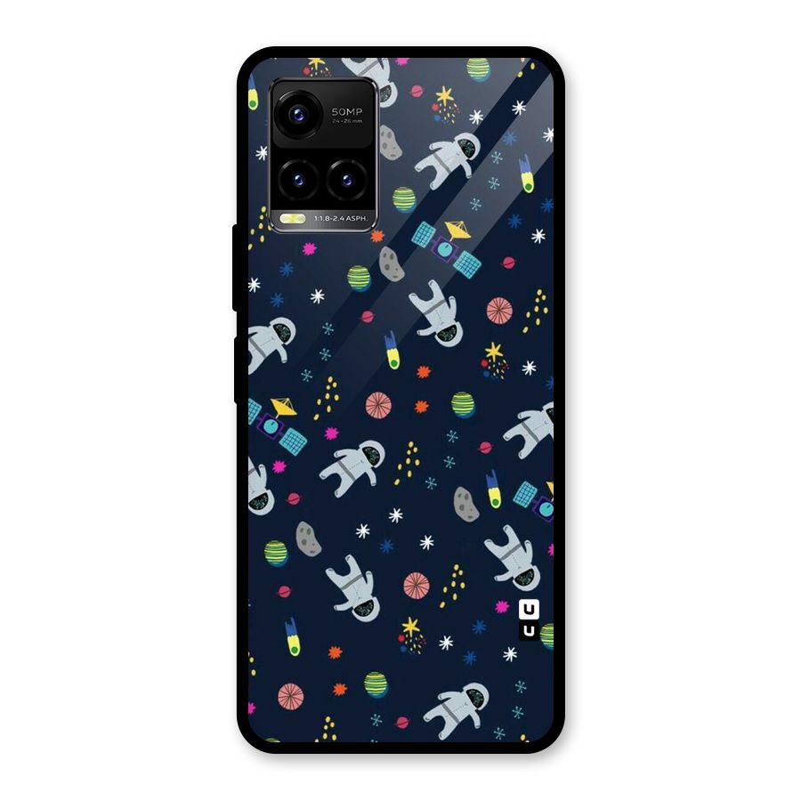Spaceman Dance Glass Back Case for Vivo Y21T