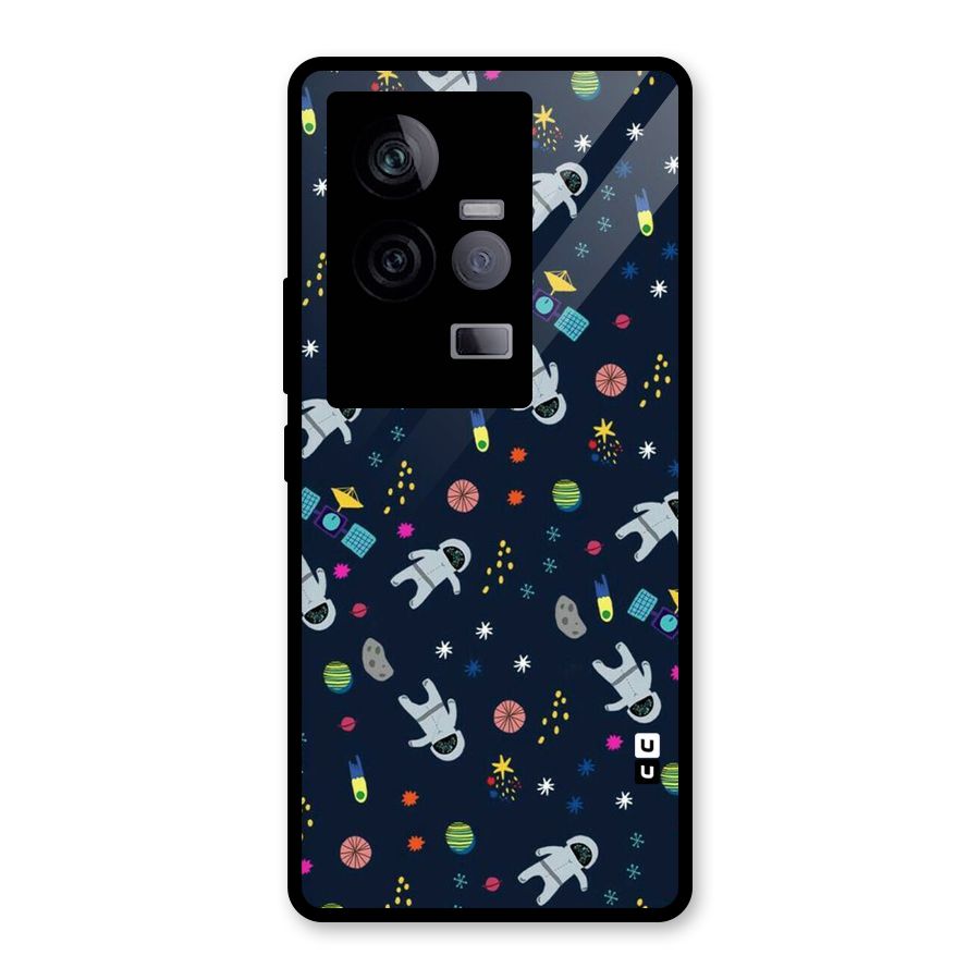 Spaceman Dance Glass Back Case for Vivo iQOO 11 5G
