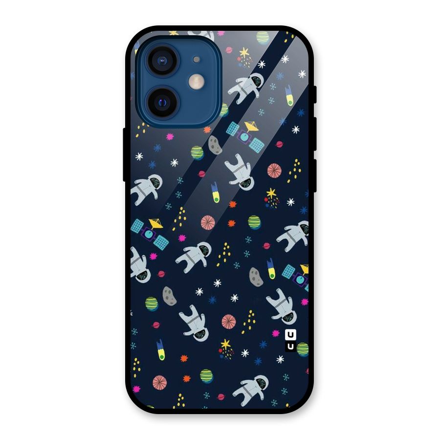Spaceman Dance Glass Back Case for iPhone 12 Mini
