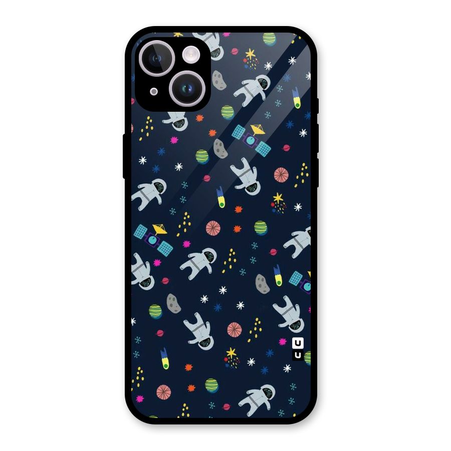 Spaceman Dance Glass Back Case for iPhone 14 Plus