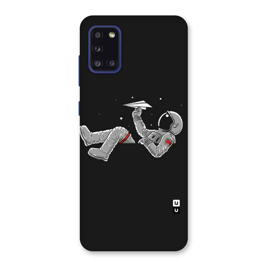 Spaceman Flying Back Case for Galaxy A31