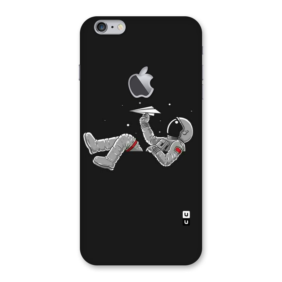 Spaceman Flying Back Case for iPhone 6 Plus 6S Plus Logo Cut