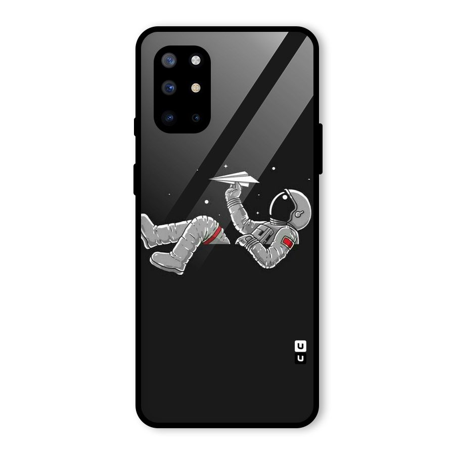 Spaceman Flying Glass Back Case for OnePlus 8T