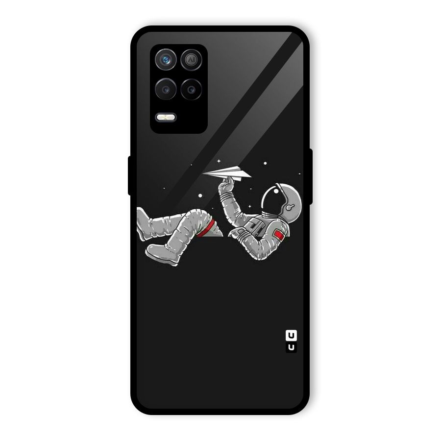 Spaceman Flying Glass Back Case for Realme 8 5G
