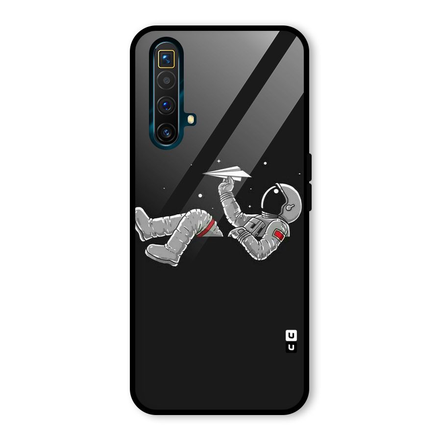 Spaceman Flying Glass Back Case for Realme X3 SuperZoom