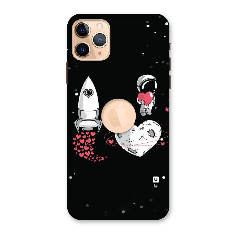 Spaceman Love Back Case for iPhone 11 Pro Max Logo Cut