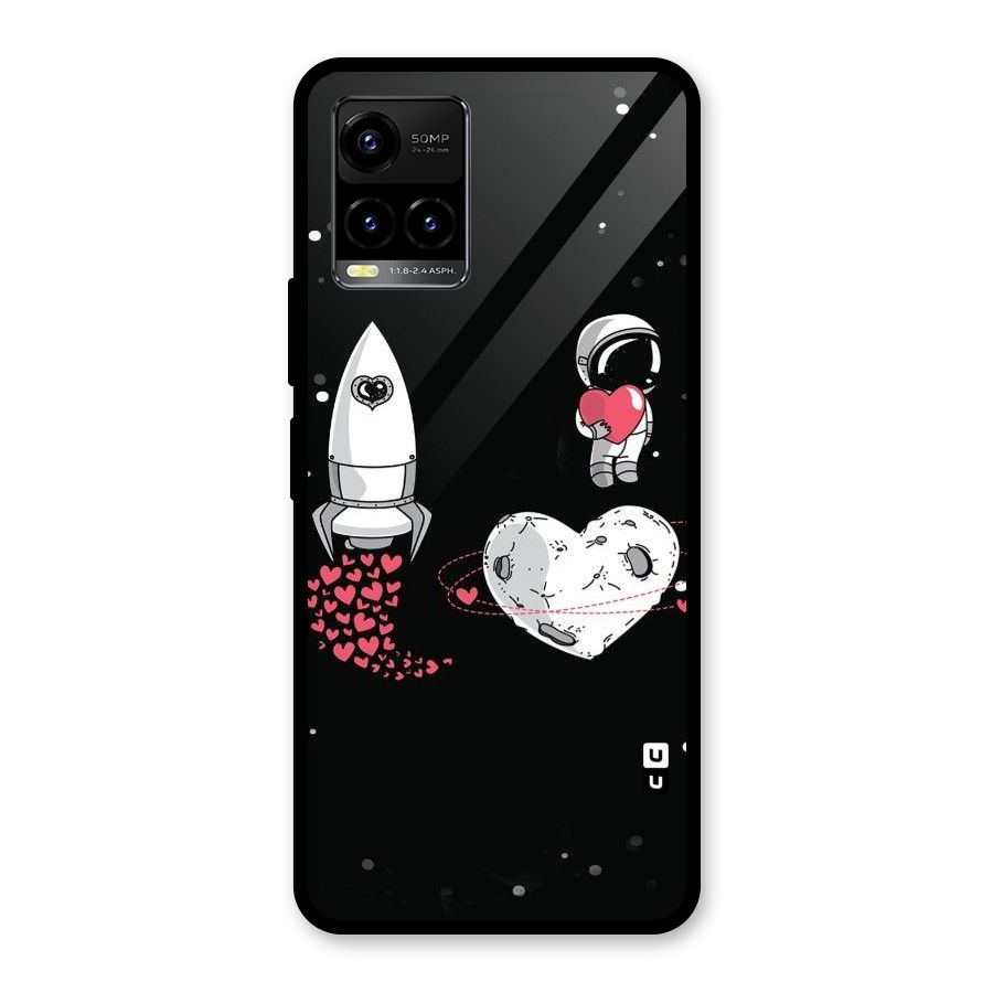 Spaceman Love Glass Back Case for Vivo Y21T