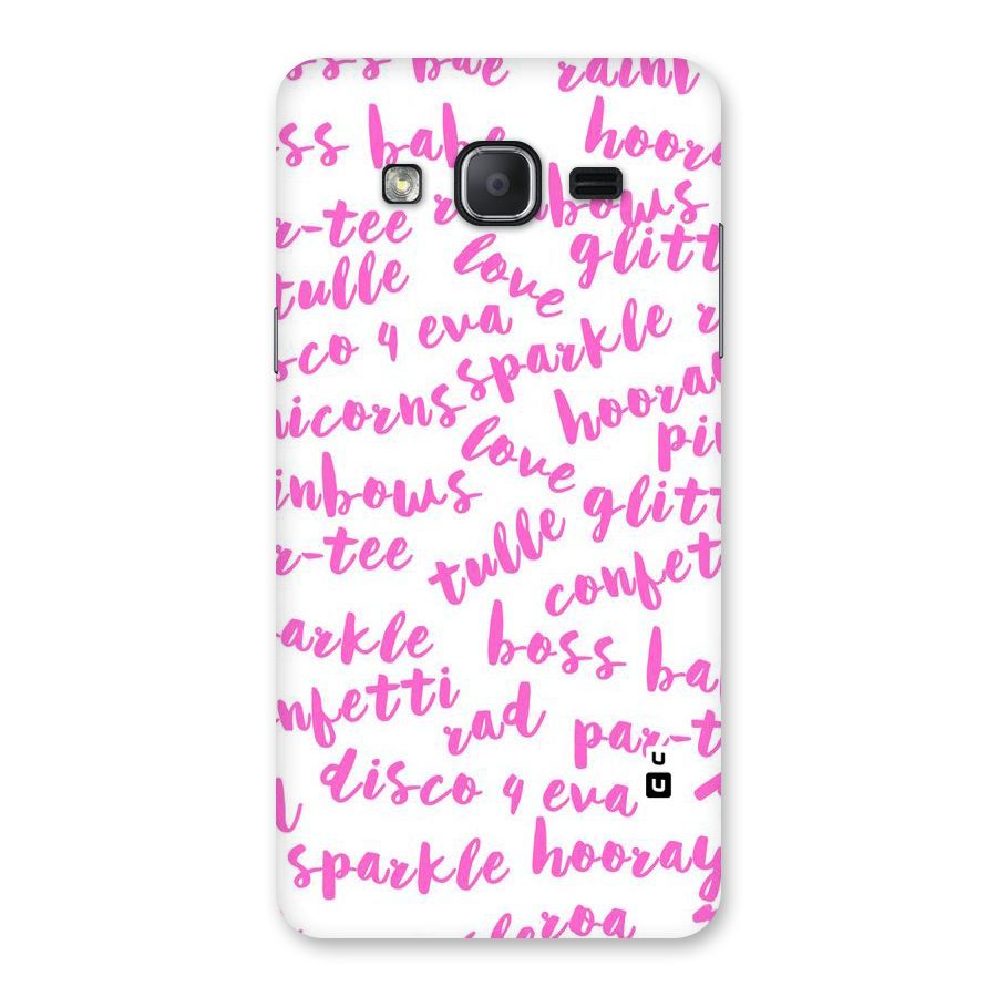Sparkle Love Back Case for Galaxy On7 2015