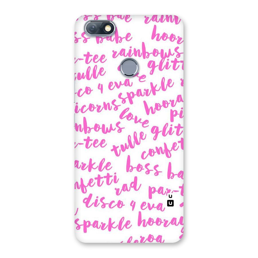 Sparkle Love Back Case for Infinix Note 5