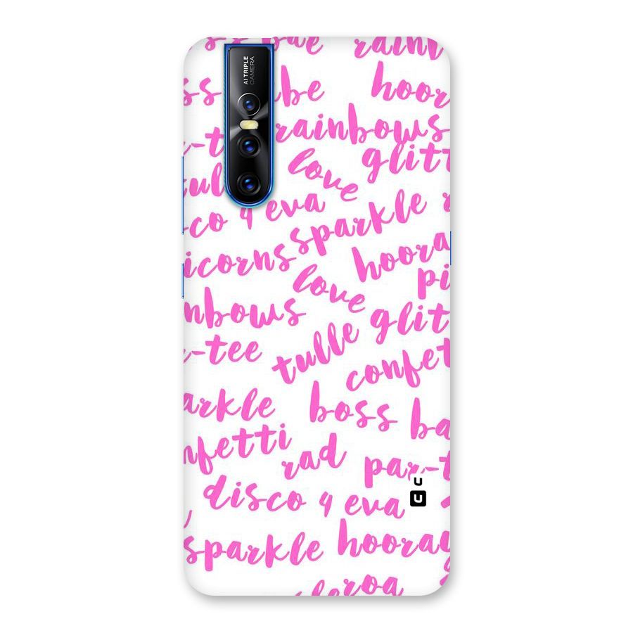 Sparkle Love Back Case for Vivo V15 Pro