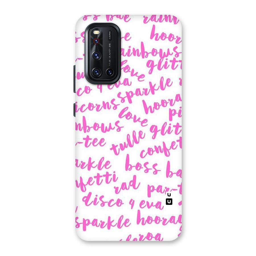 Sparkle Love Back Case for Vivo V19