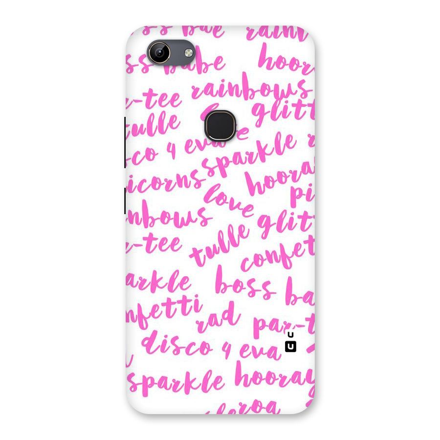 Sparkle Love Back Case for Vivo Y81