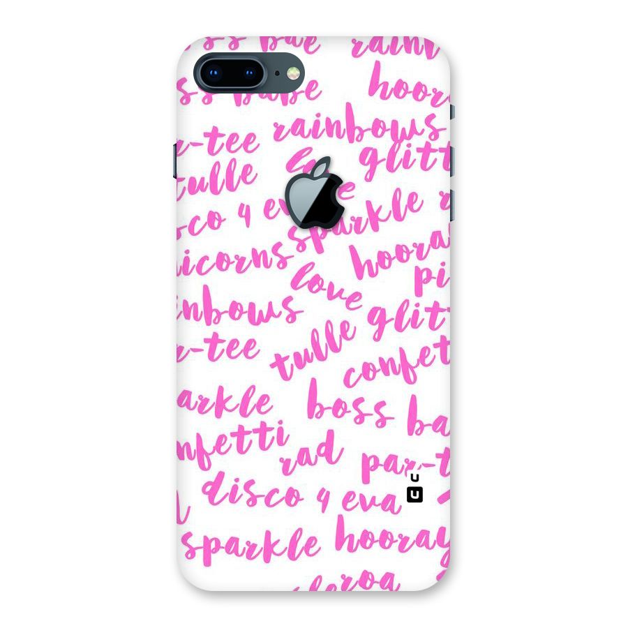 Sparkle Love Back Case for iPhone 7 Plus Apple Cut