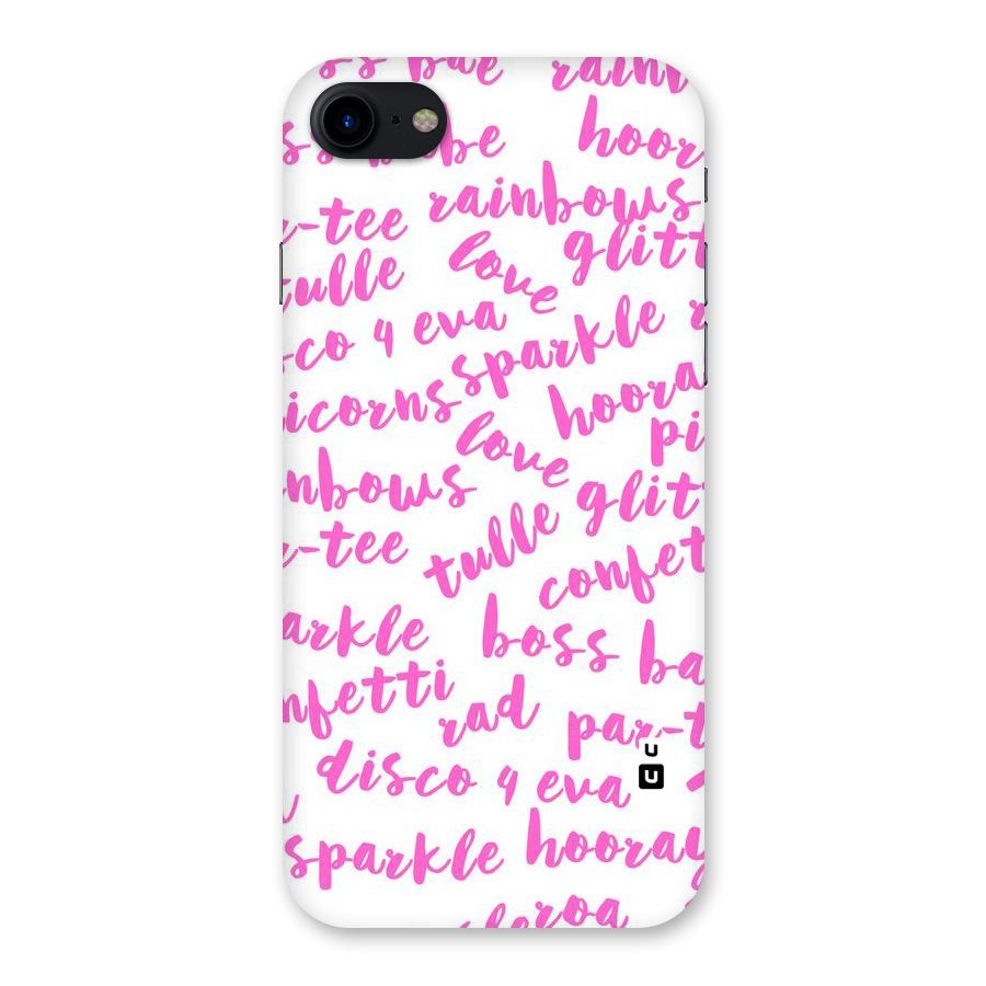 Sparkle Love Back Case for iPhone SE 2020