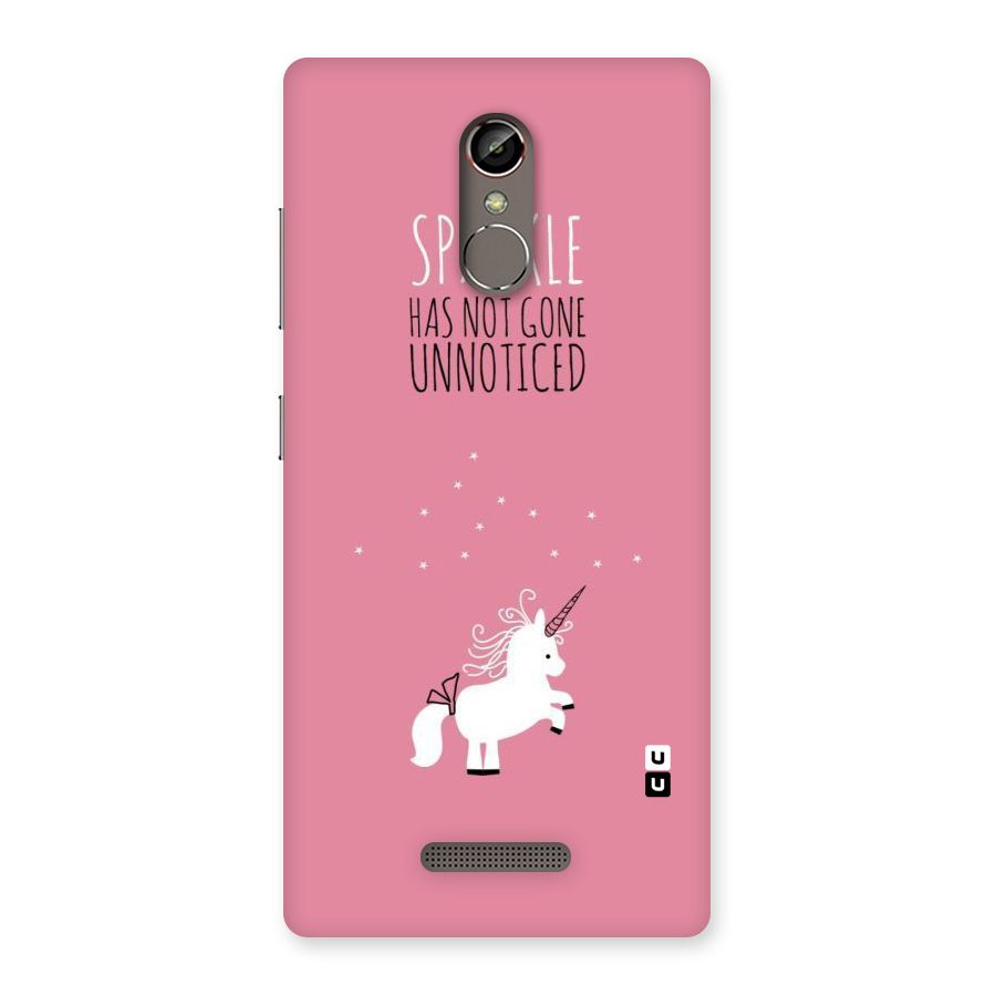 Sparkle Not Unnoticed Back Case for Gionee S6s
