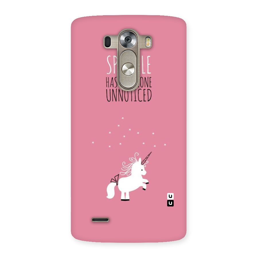 Sparkle Not Unnoticed Back Case for LG G3