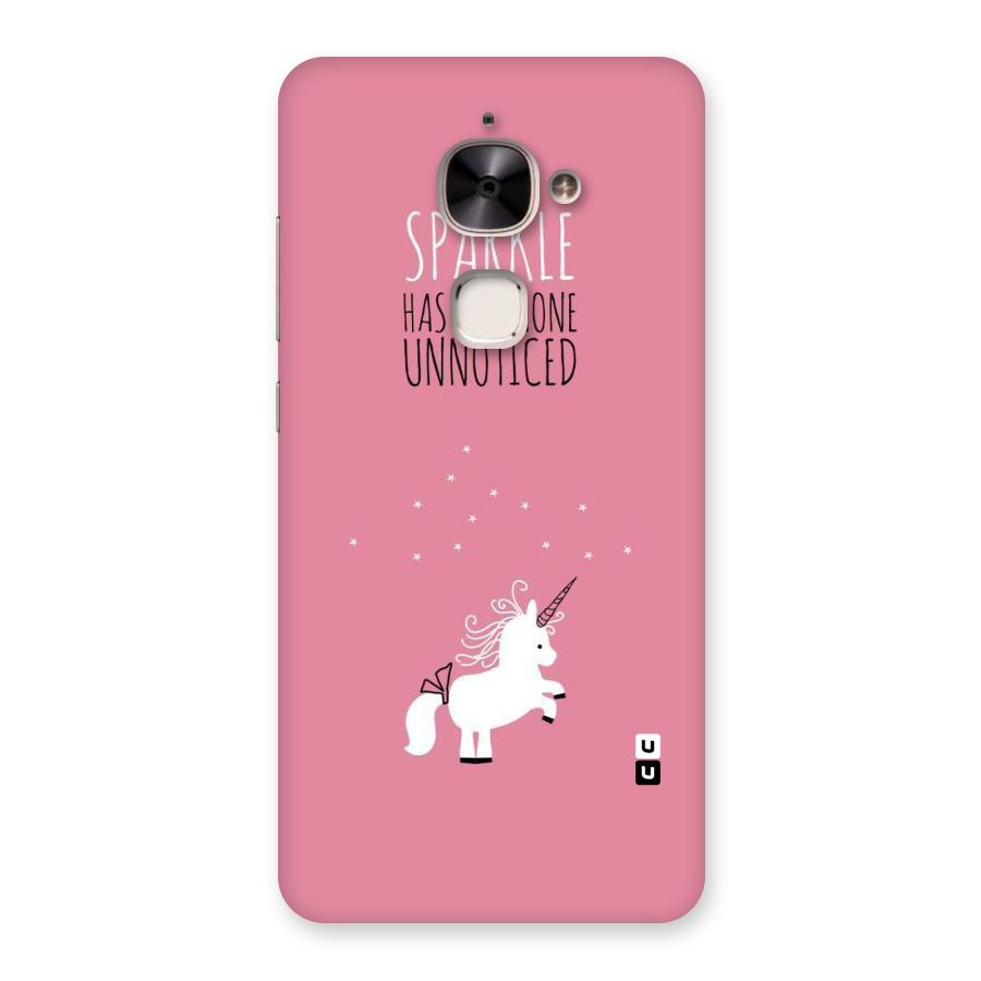 Sparkle Not Unnoticed Back Case for Le 2
