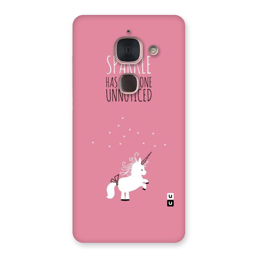 Sparkle Not Unnoticed Back Case for Le Max 2
