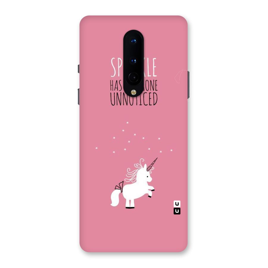 Sparkle Not Unnoticed Back Case for OnePlus 8