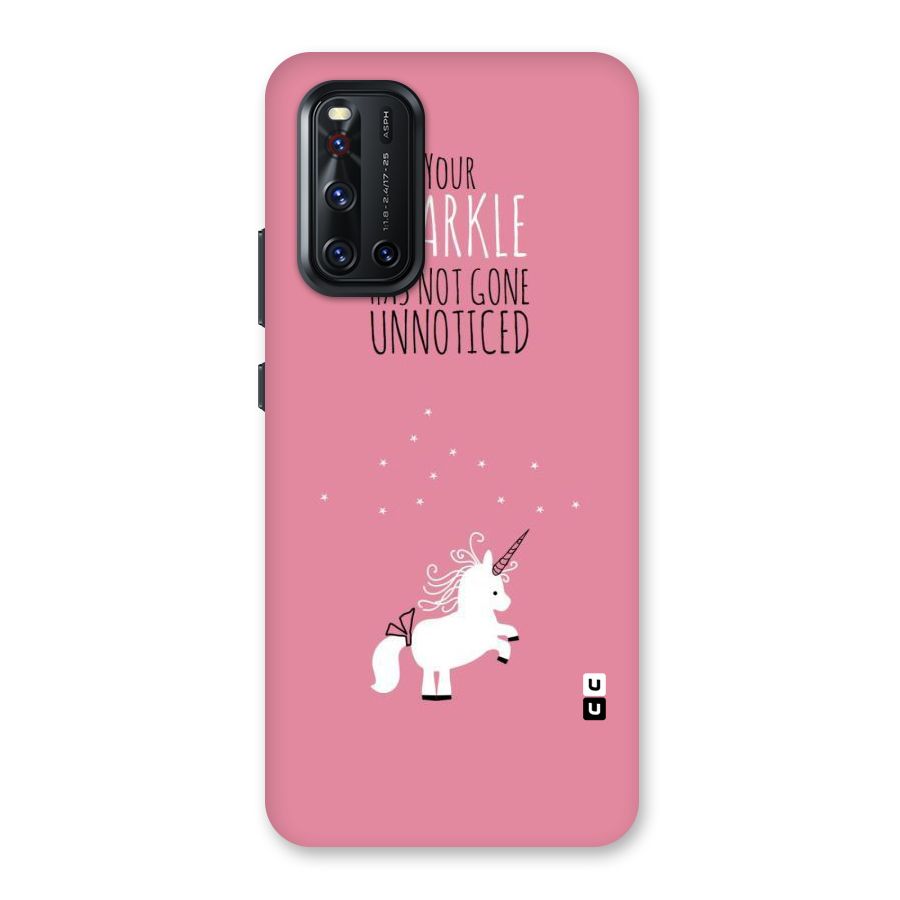 Sparkle Not Unnoticed Back Case for Vivo V19