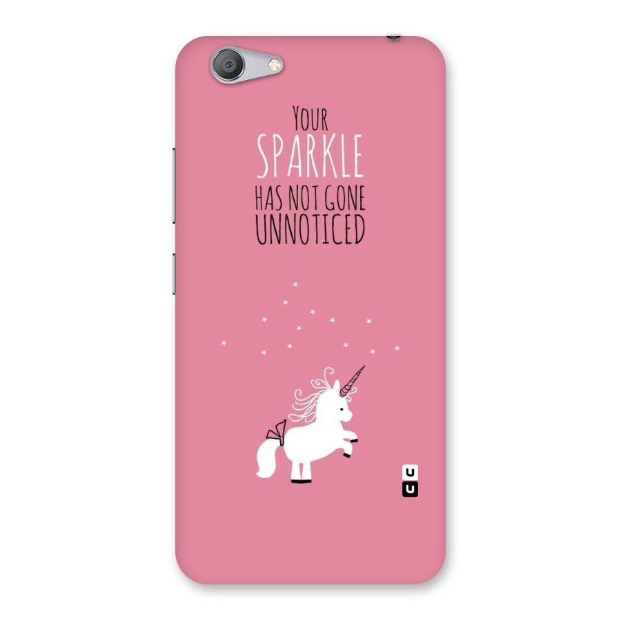 Sparkle Not Unnoticed Back Case for Vivo Y53