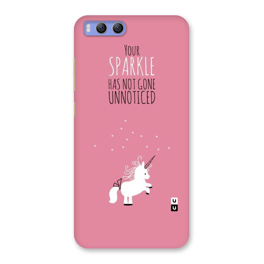 Sparkle Not Unnoticed Back Case for Xiaomi Mi 6