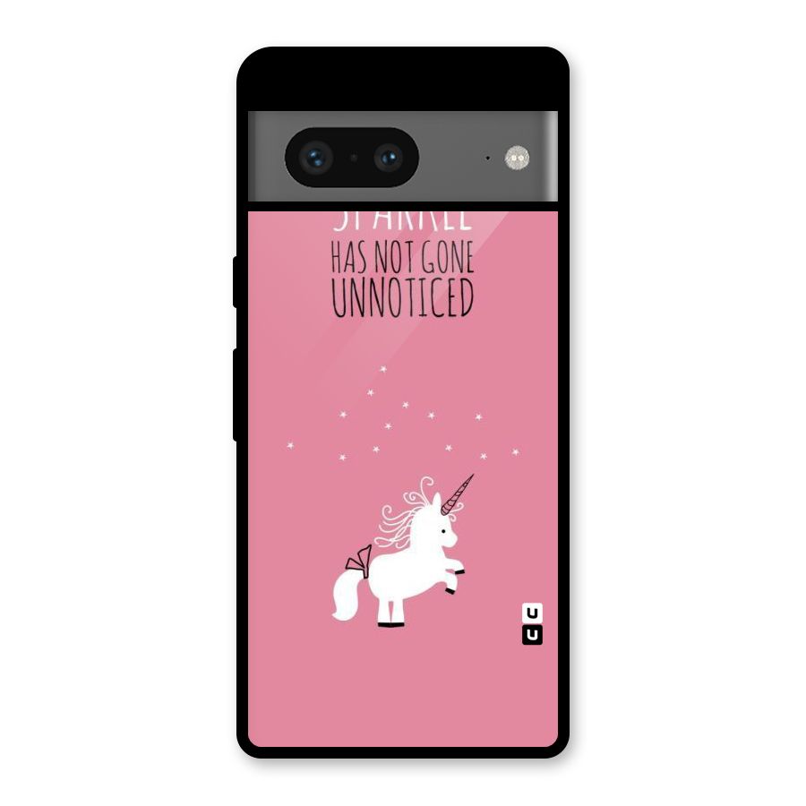 Sparkle Not Unnoticed Glass Back Case for Google Pixel 7