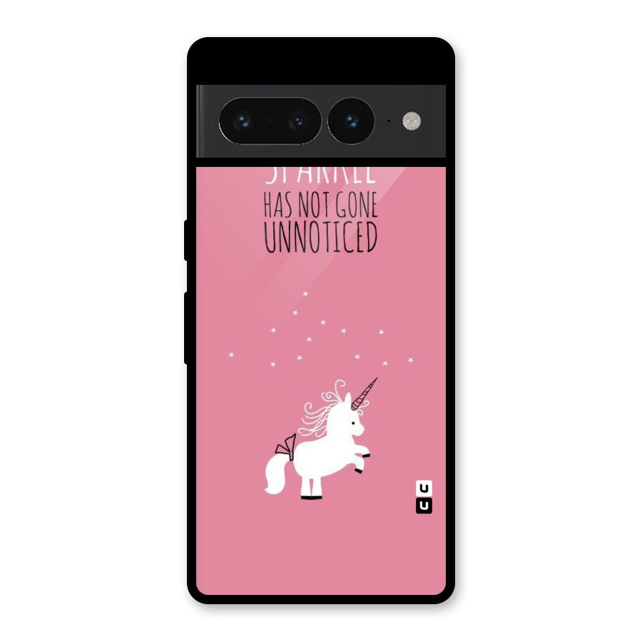 Sparkle Not Unnoticed Glass Back Case for Google Pixel 7 Pro